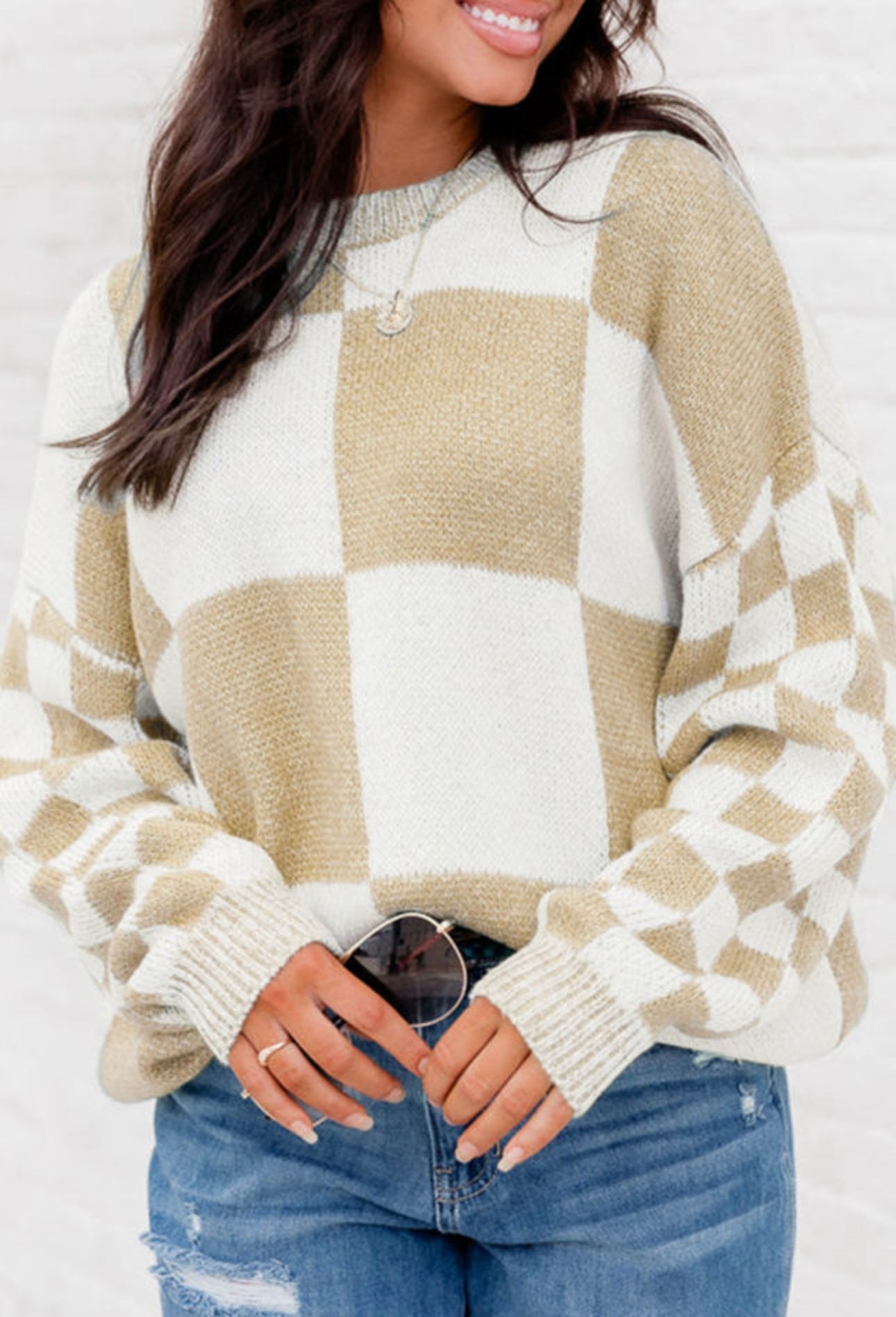 Checkered Sweater