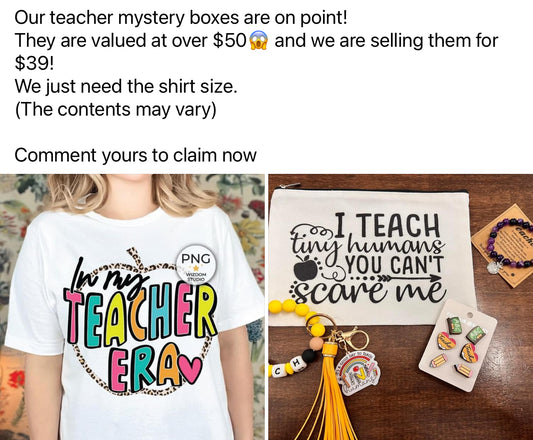 Teacher MYSTERY BOX $50 value