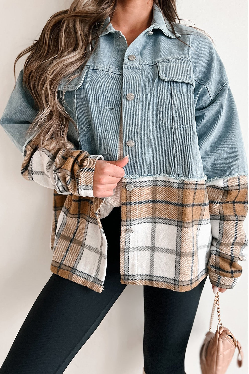 Flannel N Denim Jacket