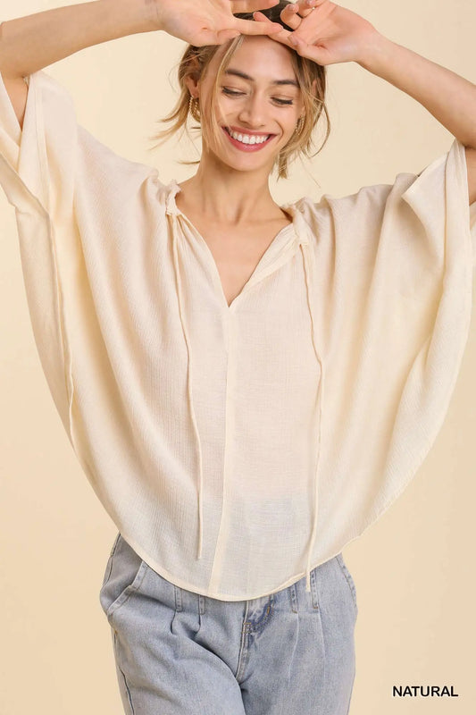 Natural Cape Top