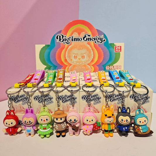 Cute monster silicone keychain Blind Box