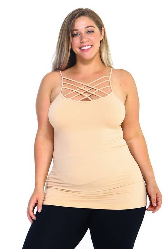 Yelete Curvy Seamless Triple Criss-Cross