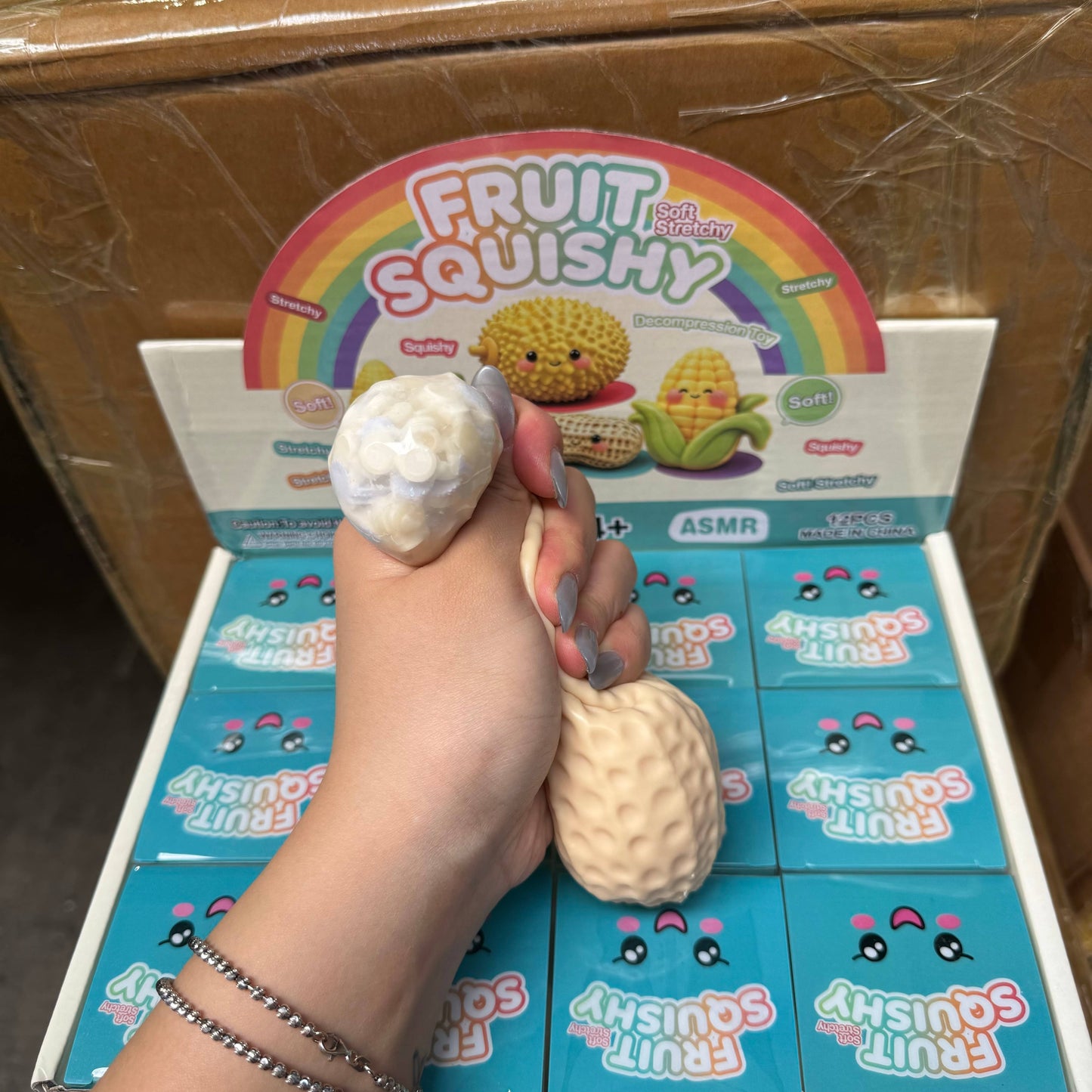 Crackling Crunchy Large Peanut Squishy ASMR