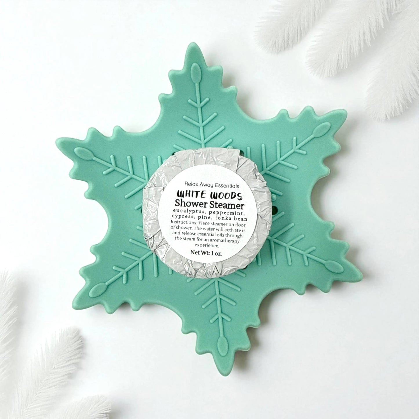 Snowflake Shower Steamer Tray - Soap Tray - Silicone Tray 