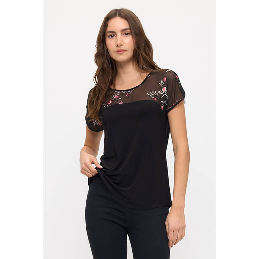 EMBROIDERY DOLMAN TOP