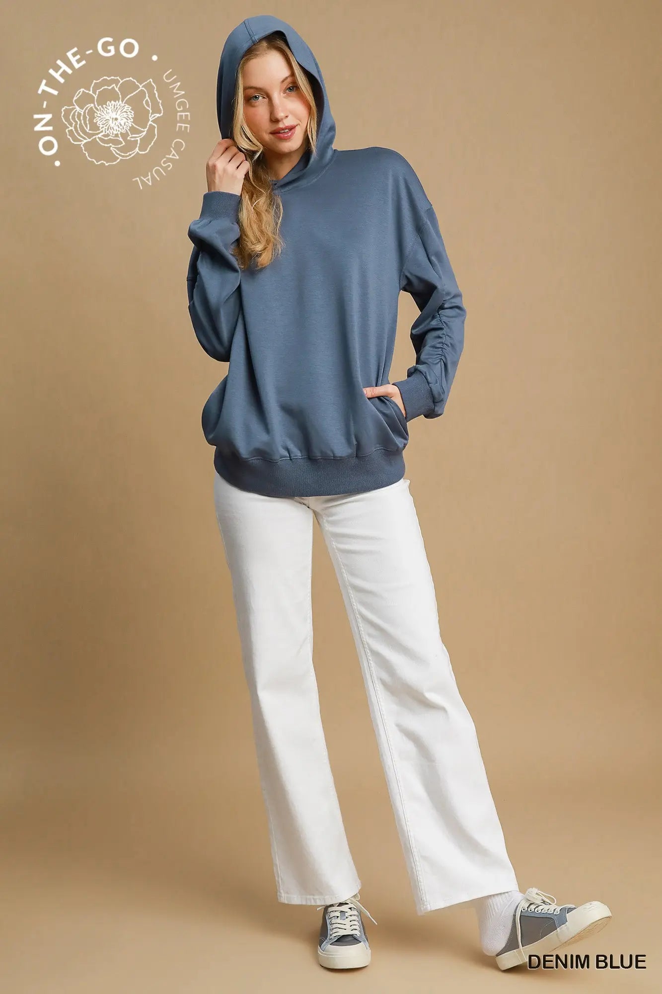 Ruched Bonfire N Elegant Hoodie