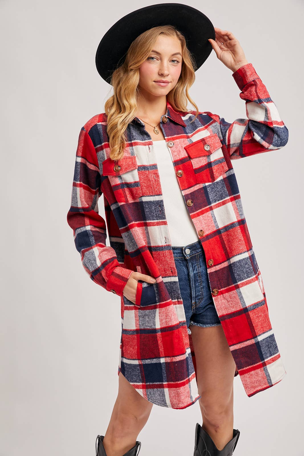 FLANNEL  PLAID SHACKET