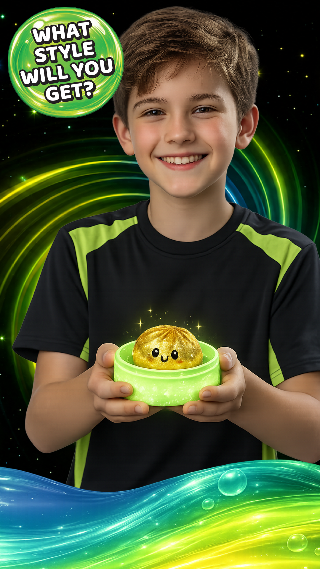 Ultra Rare Glow-in-the-Dark Mystery Dumpling Squishy