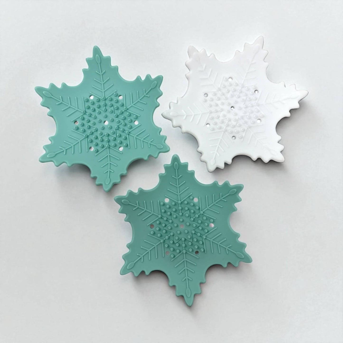 Snowflake Shower Steamer Tray - Soap Tray - Silicone Tray 