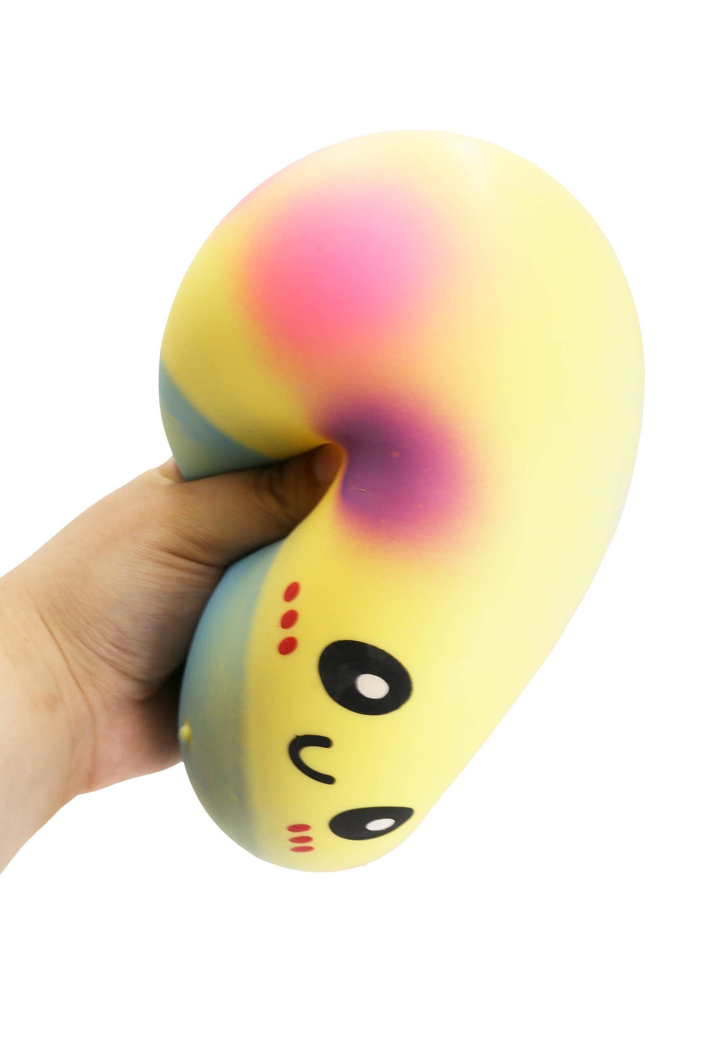 JUMBO Rainbow Ombre Dumpling Slime Filled Squishy - 6 Inch