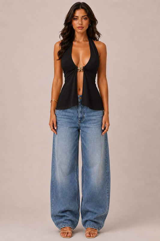 Flirt Alert HALTER TANK TOP