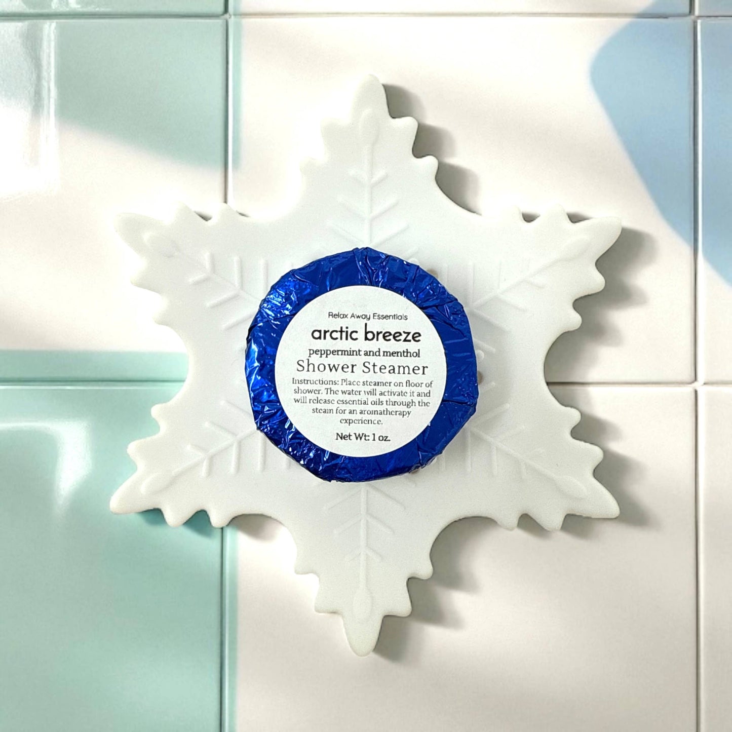 Snowflake Shower Steamer Tray - Soap Tray - Silicone Tray 