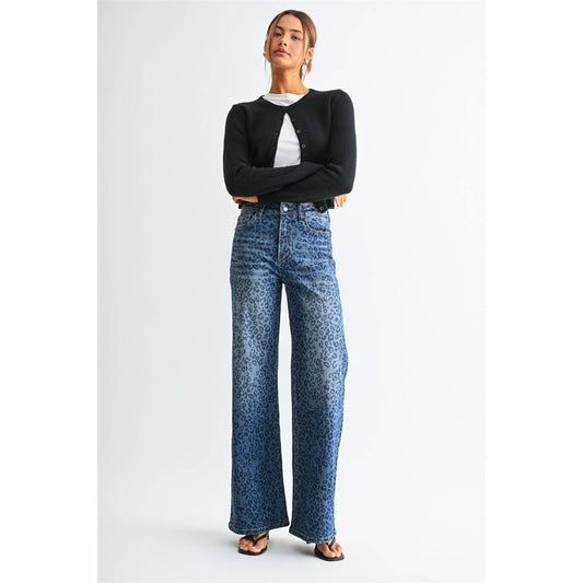 MICA HIGH-RISE WIDE LEOPARD