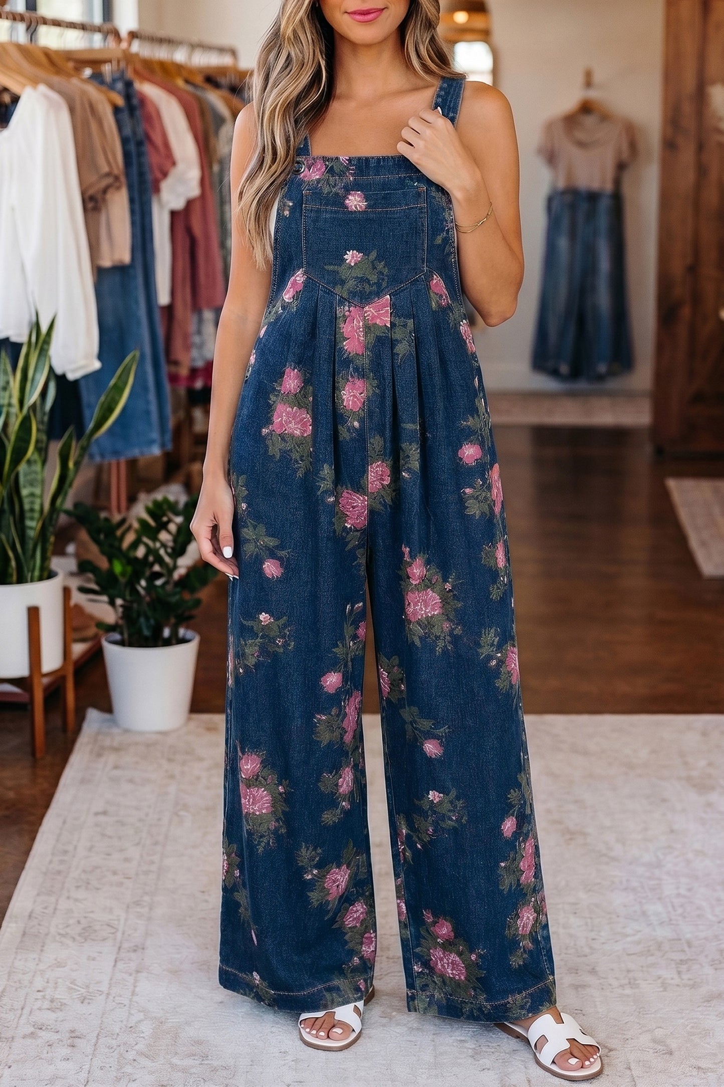 Floral Forever Overalls
