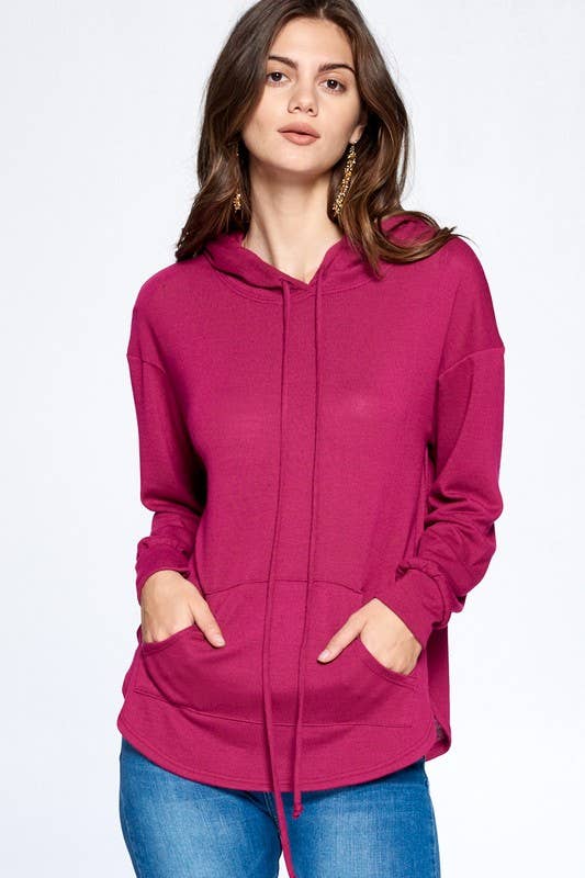 Casual open back Sporty Hoodie