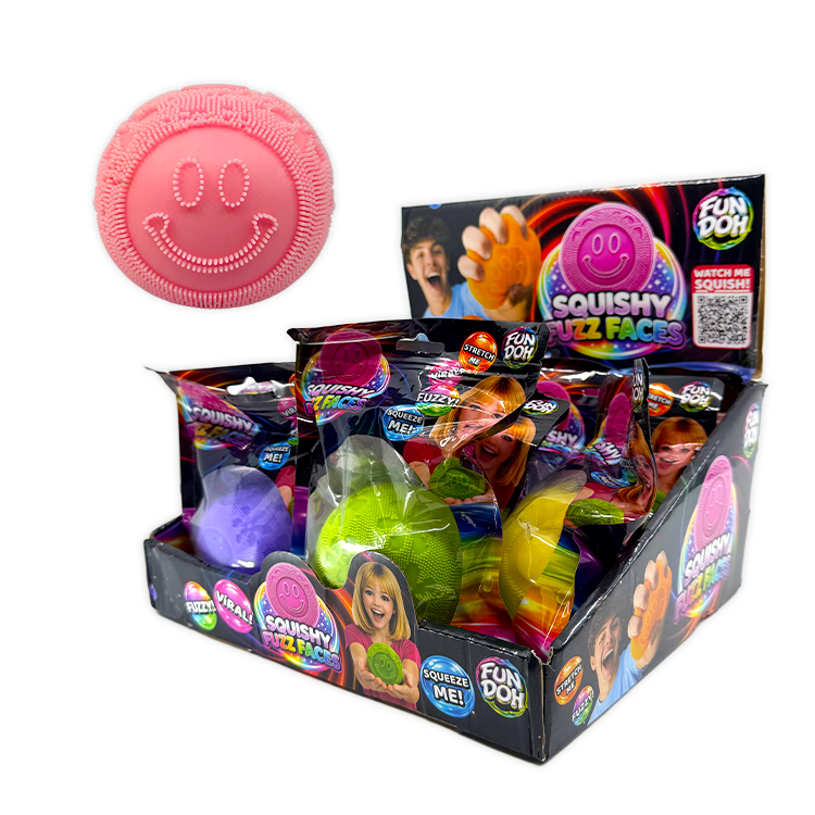 Fun Doh Fuzzy Face Squishy SHIPS OCT 20th