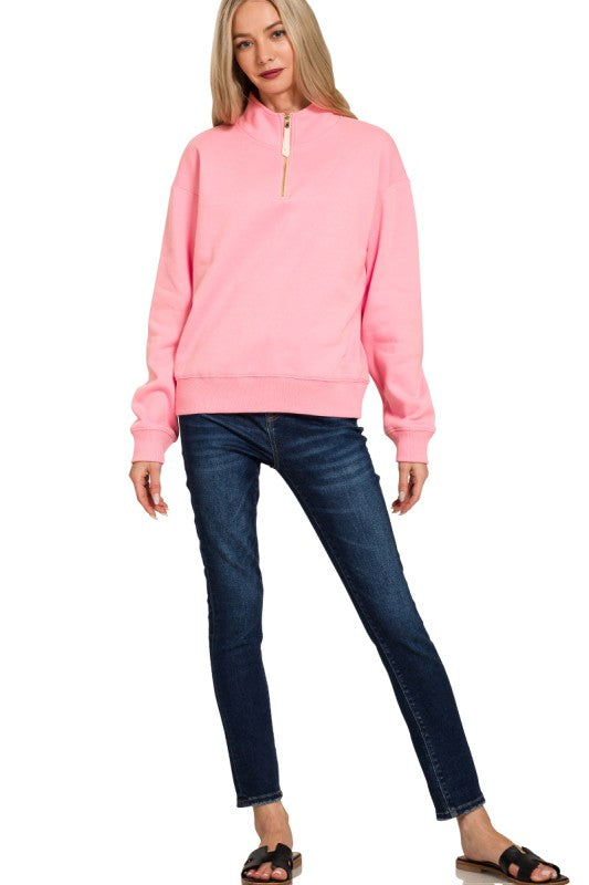 Zenana Fleece Pullover