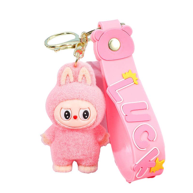 Cartoon Silicone Keychain With Various Character Designs