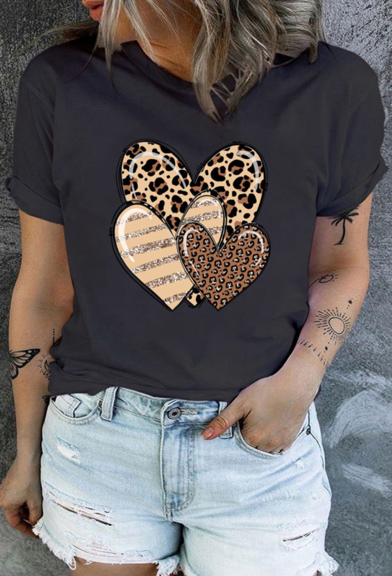 Heart Curvy Tee