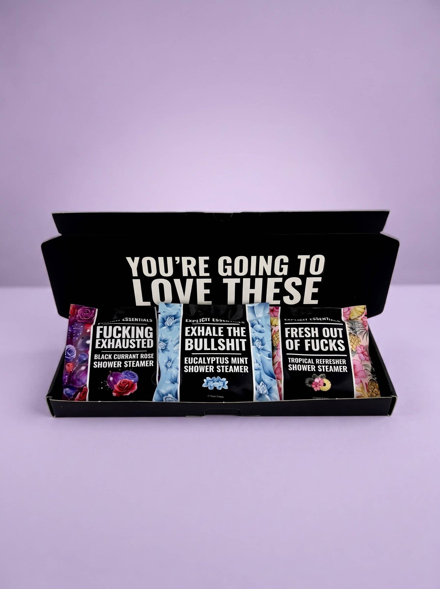 Shower EXPLICIT Steamer Gift Box Set