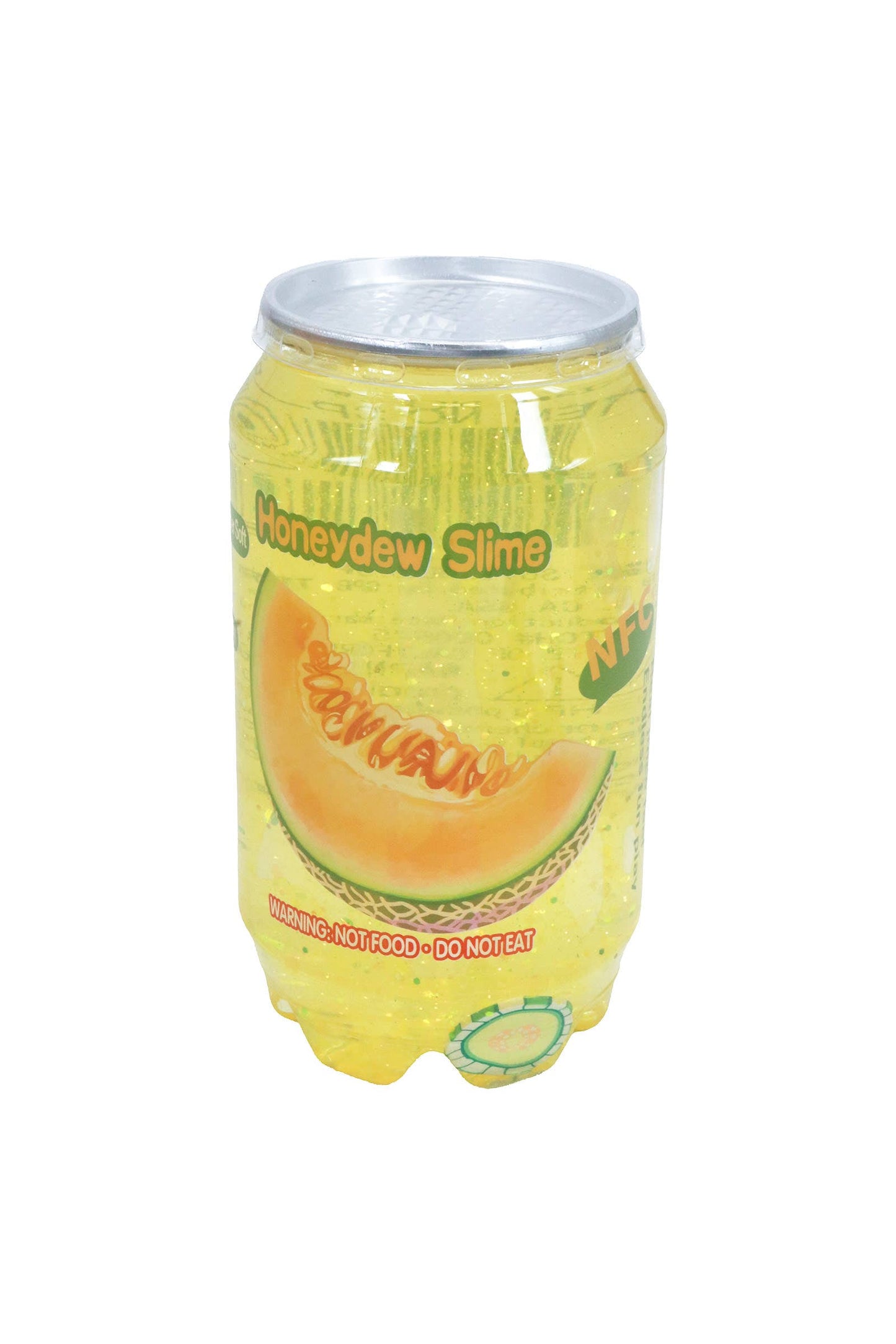 Sparkling Yellow Citrus Melon Fruit Soda Can Glitter Slime EST Arrival Mid Aug