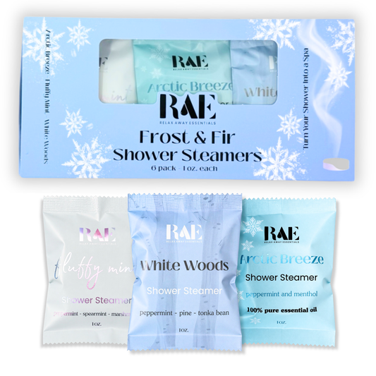 Frost and Fir Shower Steamers 6 Pack - Made in USA