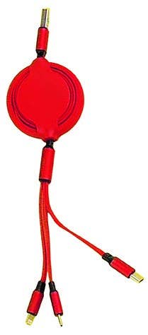 3in1 Retractable Charging Cable