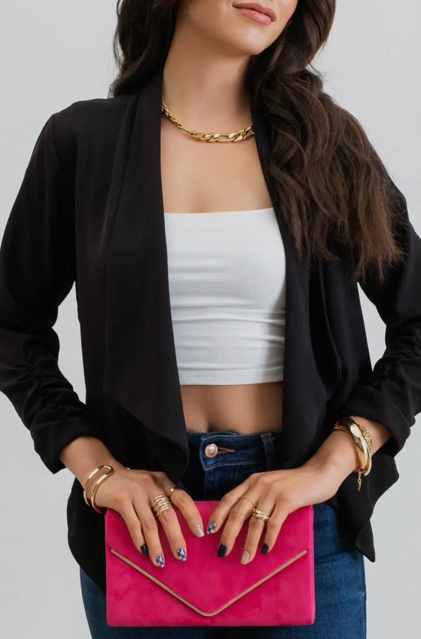 Mine 3/4 sleeve blazer