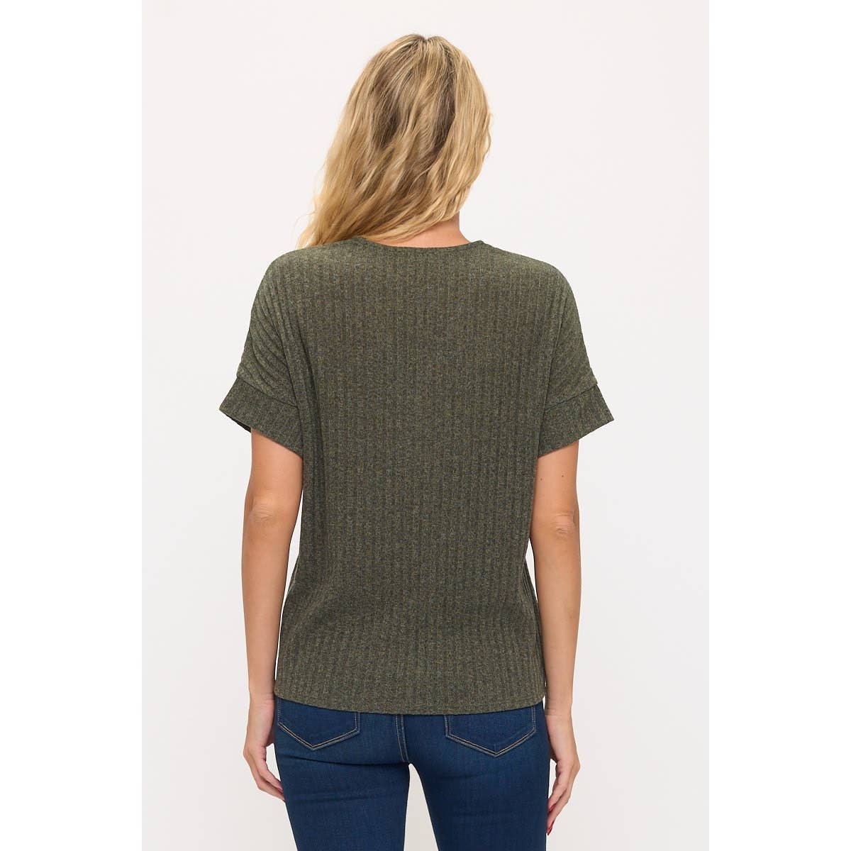 MIRU RIB O-RING PULLY ZIPPER SWEATER DOLMAN