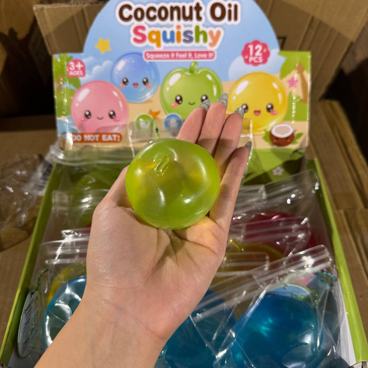 Coconut Oil Vaseline Colorful Apple Squishy