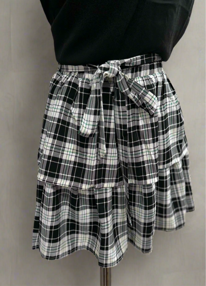 Oddi Plaid Skirt