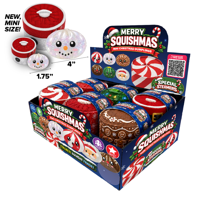 Fun Doh Petite (Mini) Squishy Christmas Dumpling Oct 25th ship