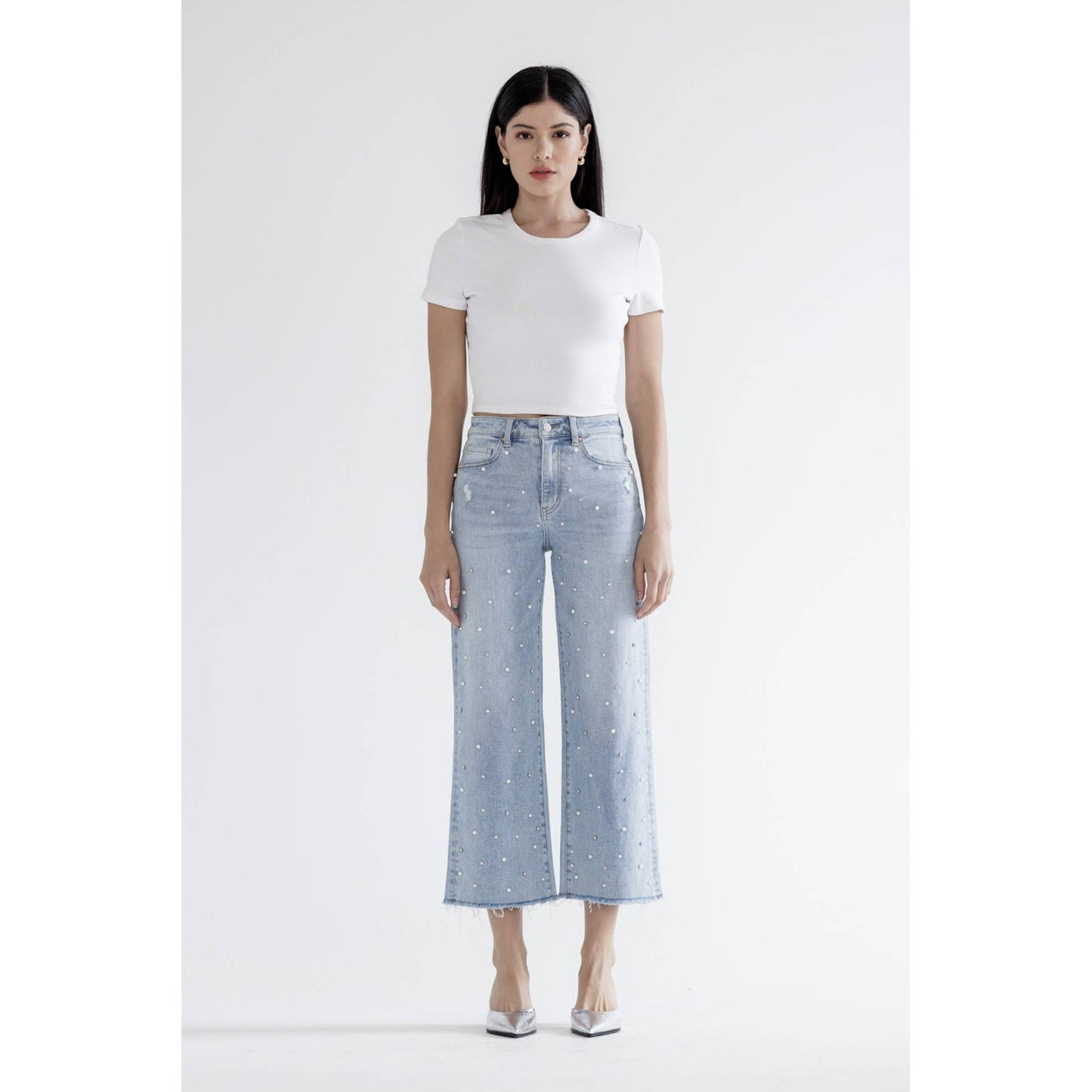 MICA HR WIDE LEG W/ Pearls