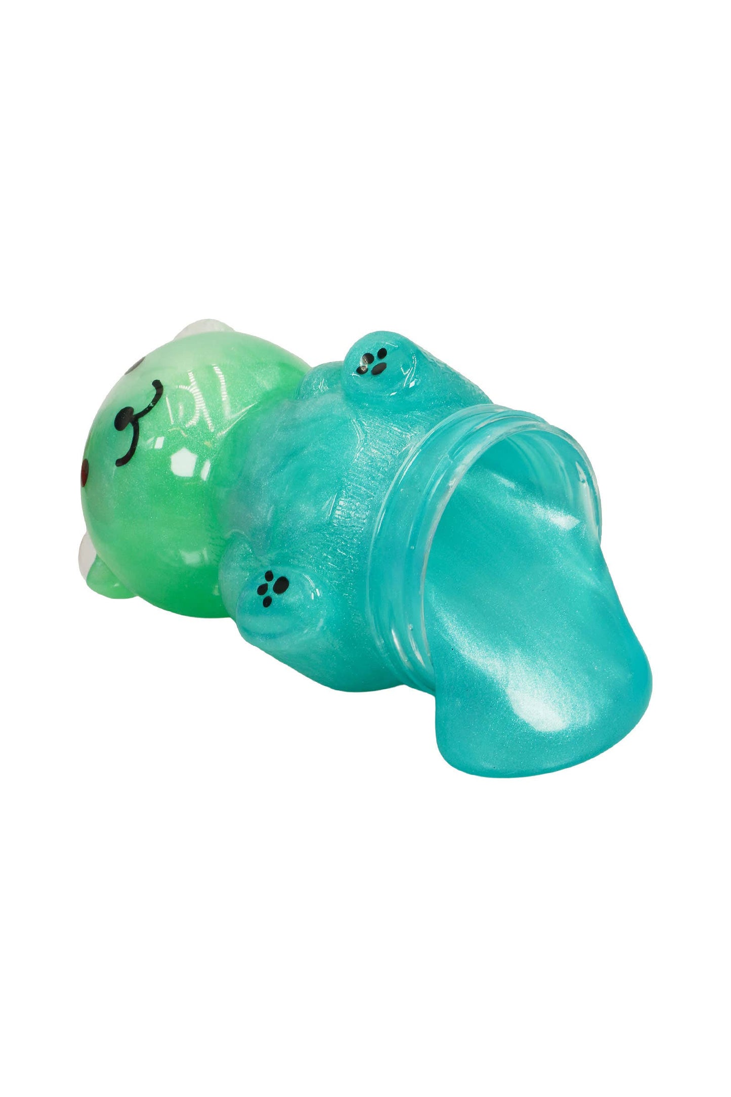 Shimmery Two-Tone Ombre Bear Gel Slime Jar - EST Arrival Mid Aug