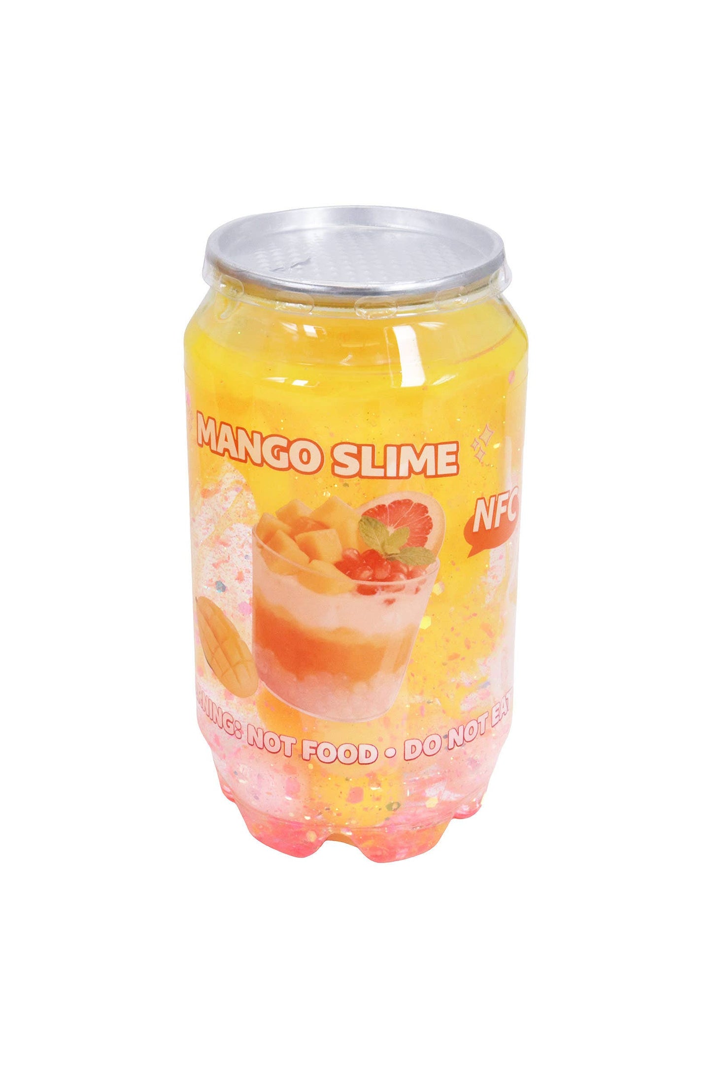 Sparkling Mango Fruit Soda Can Glitter Slime EST Arrival Mid Aug