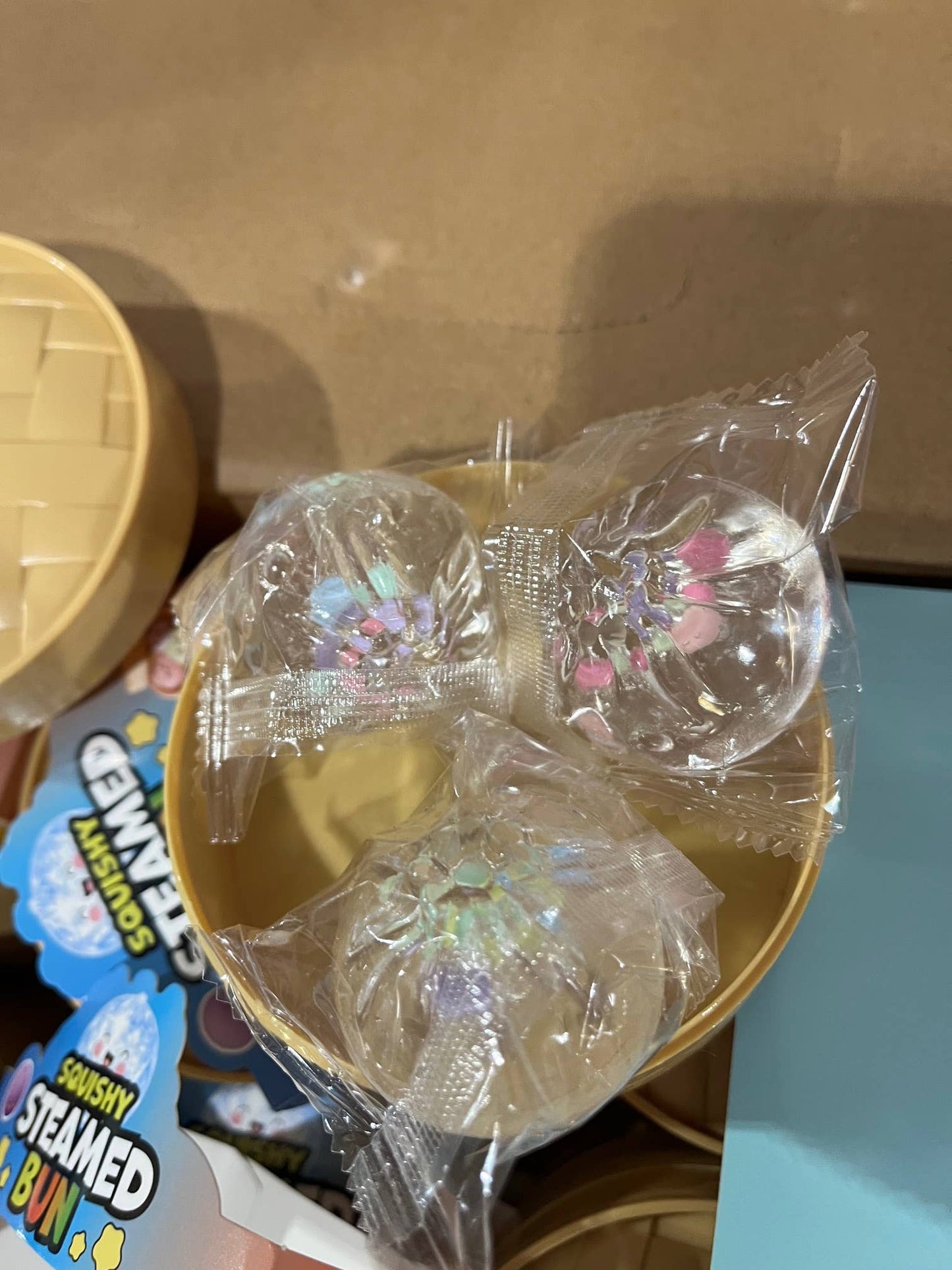 3-in-1 Mini Clear Squishy Dumplings Toy; Trending; HOT; Bun