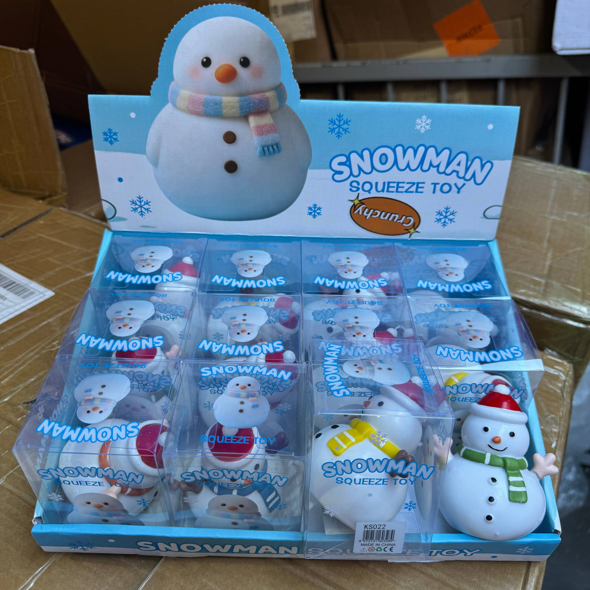 Crunchy Christmas Snowman Squishy