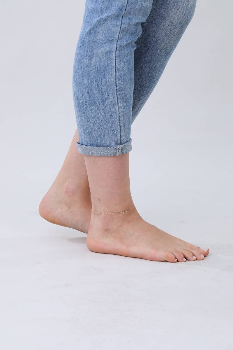 Gold Anklet & Bracelet