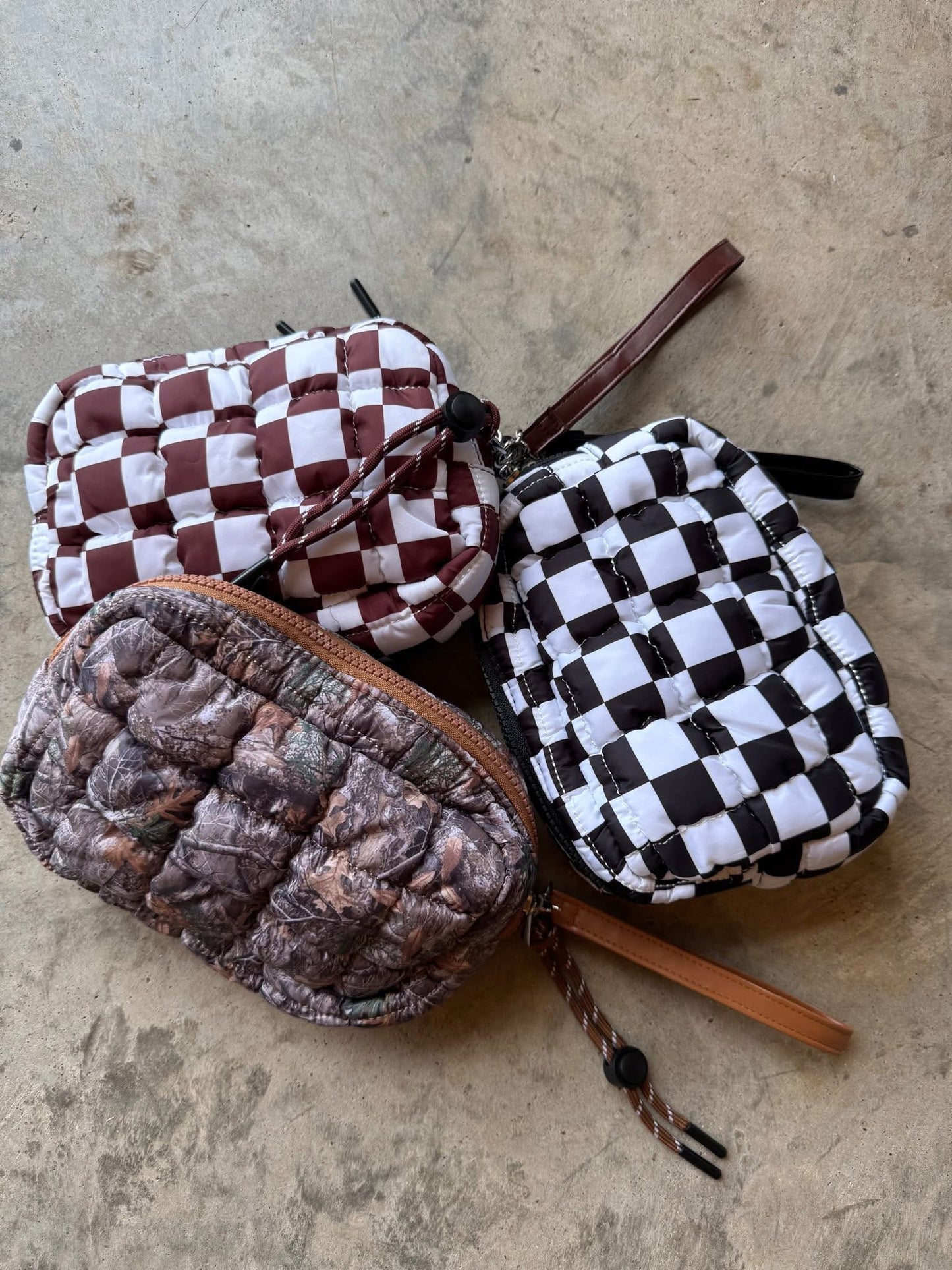 Blakeley Camo Wristlet