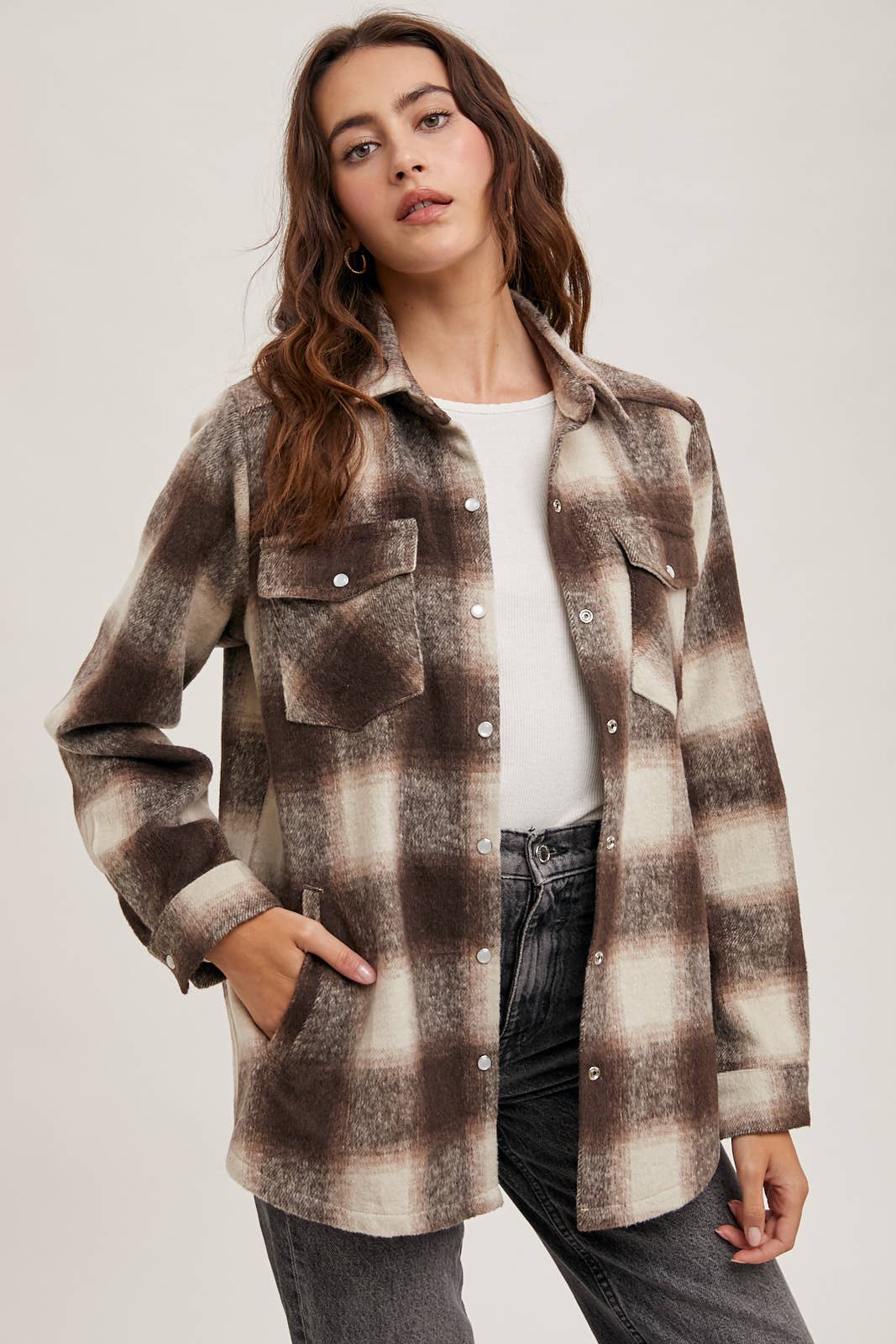 FLANNEL SHACKET W/ POCKETS