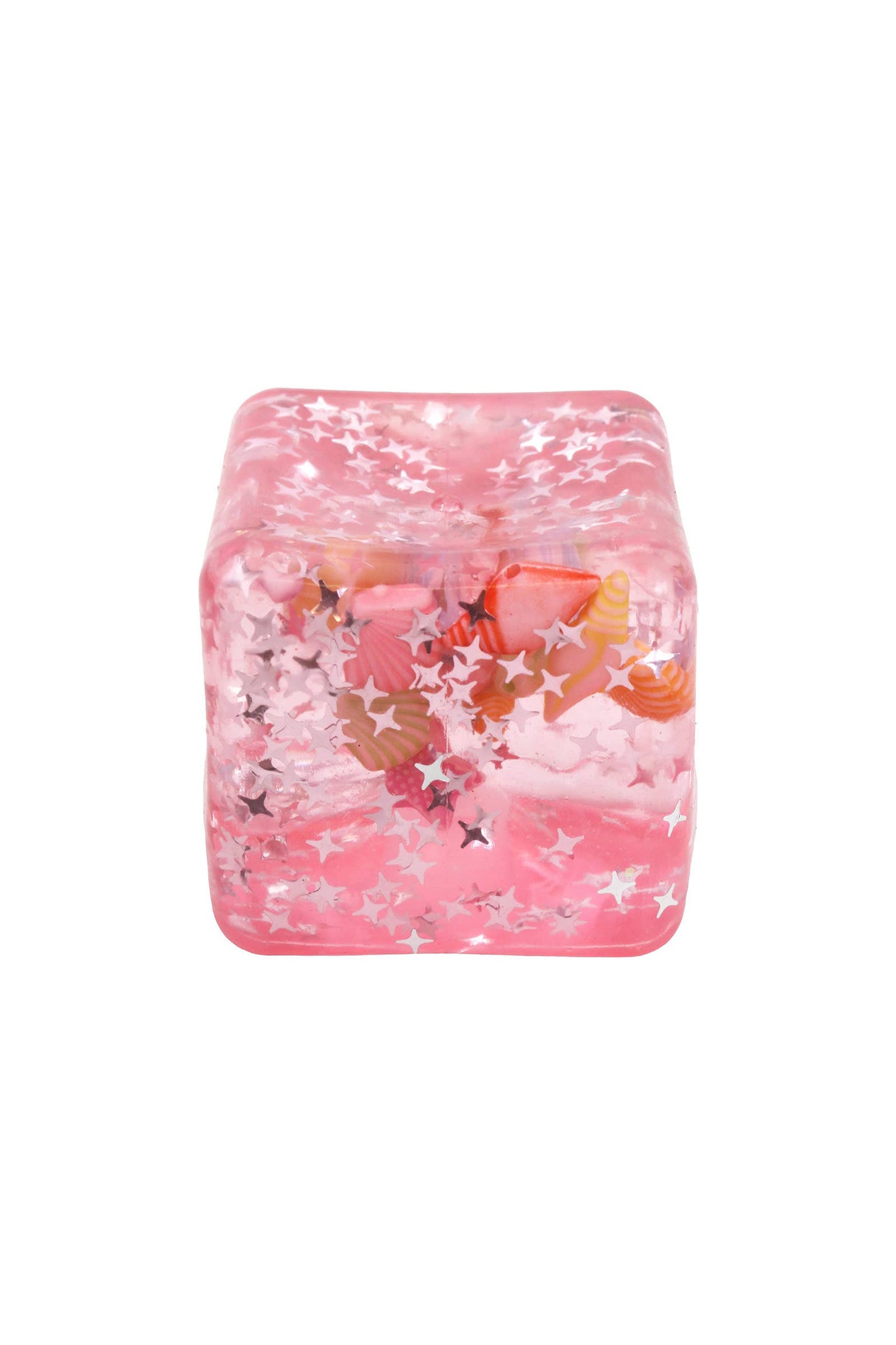 Seashell Glitter Ocean Cube Maltose Putty Filled Squishy EST Arrival Mid Aug