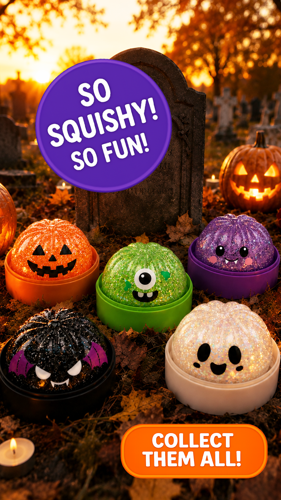Pre order Fun Doh Spooky Mystery Dumpling Squishy EST Arrival Sept