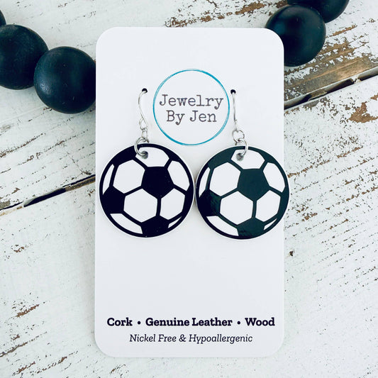 Soccer Ball Earrings