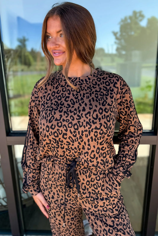 Stripe N Leopard Set