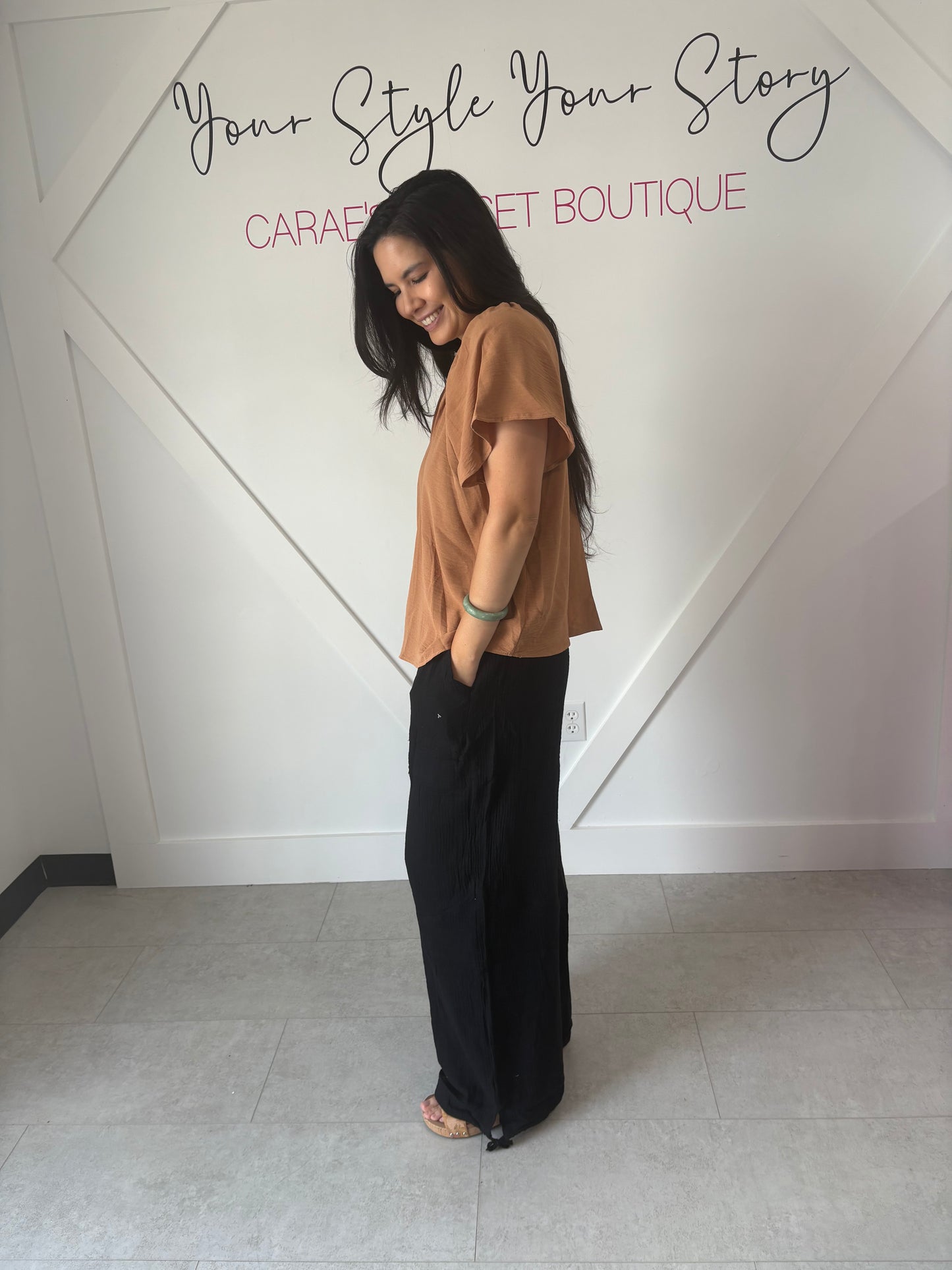 Camel Fall Blouse