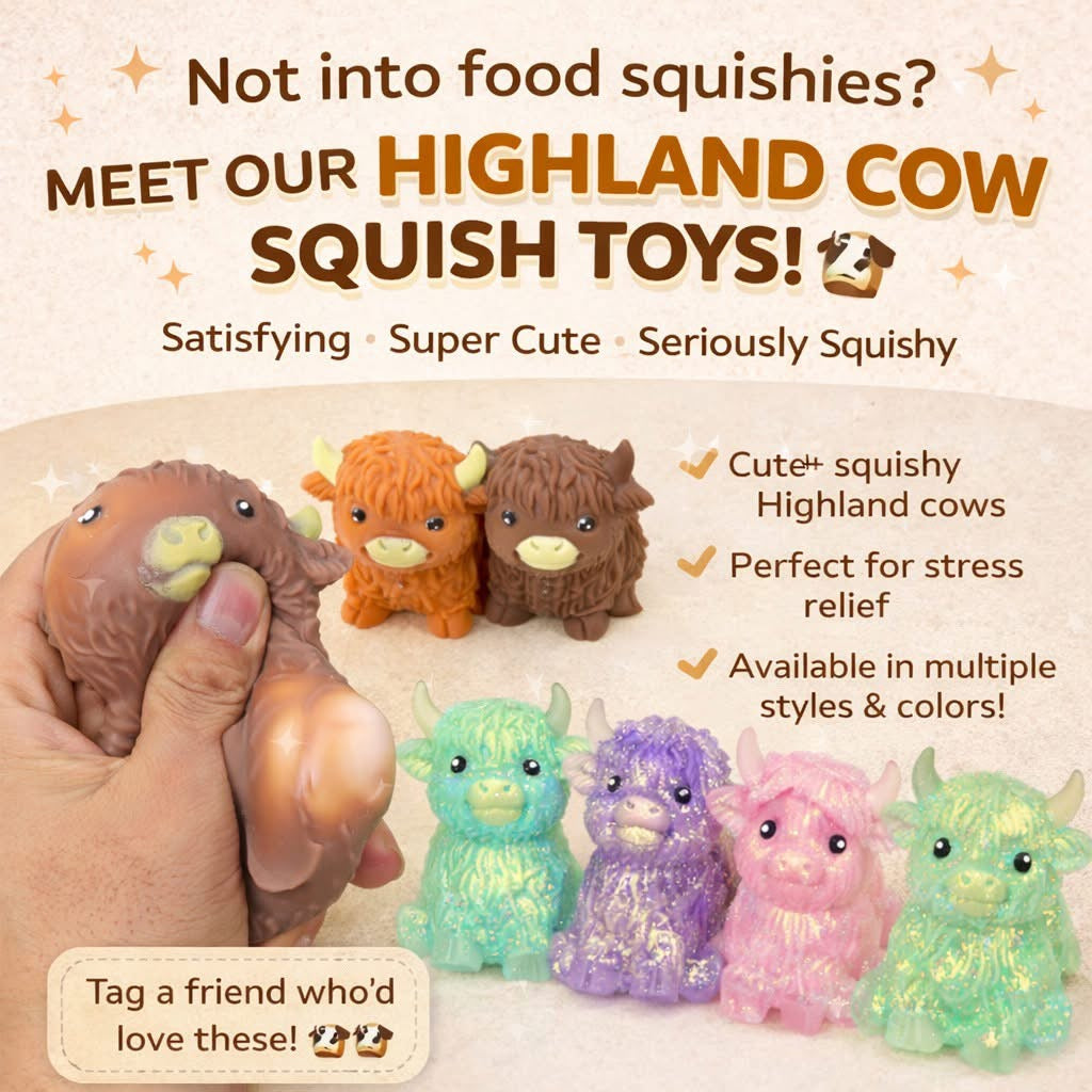 Highland Cow Squishy