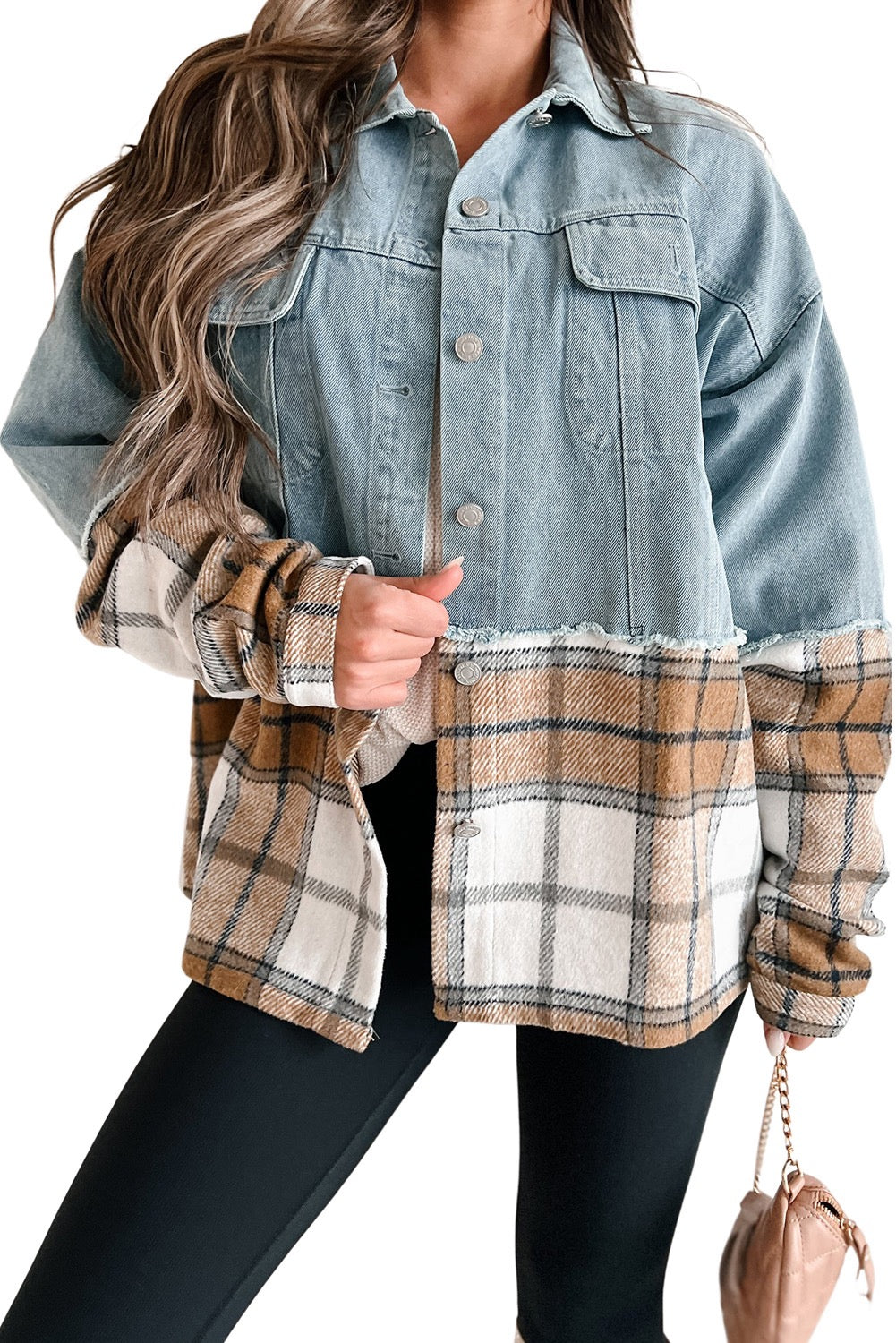 Flannel N Denim Jacket