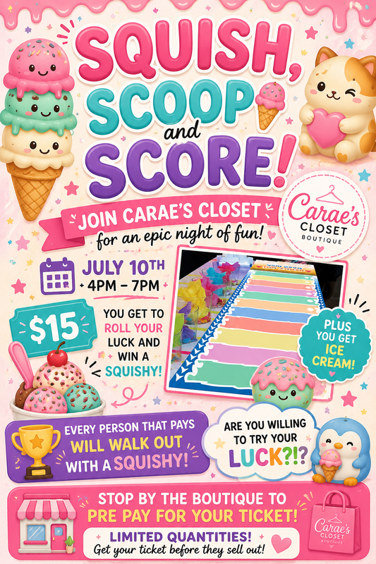 Squish,Scoop & Score Event Ticket
