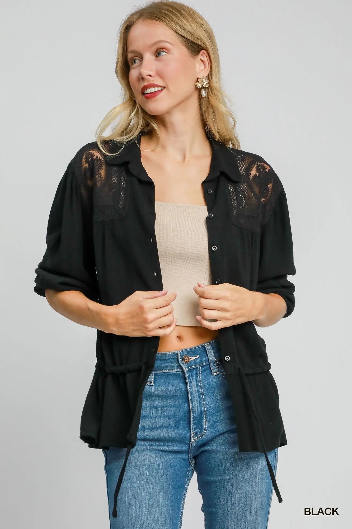 Lace Bloom Top