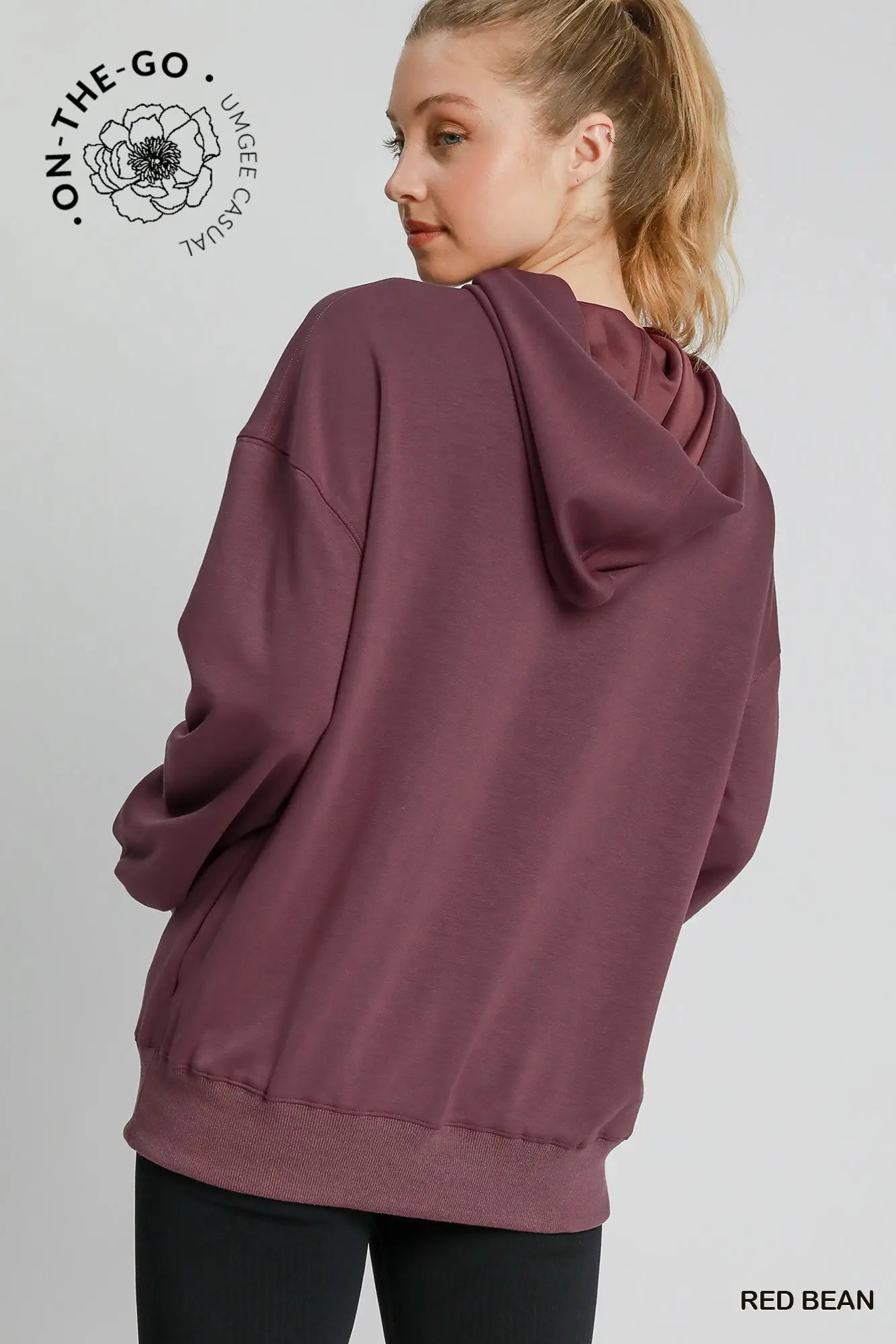 Ruched Bonfire N Elegant Hoodie
